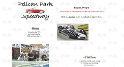 Desktop Screenshot of pelicanparkspeedway.com